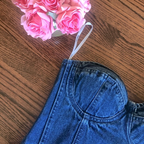 GRLFRND 🌸 denim mini dress NEW❗️ - Picture 5 of 10
